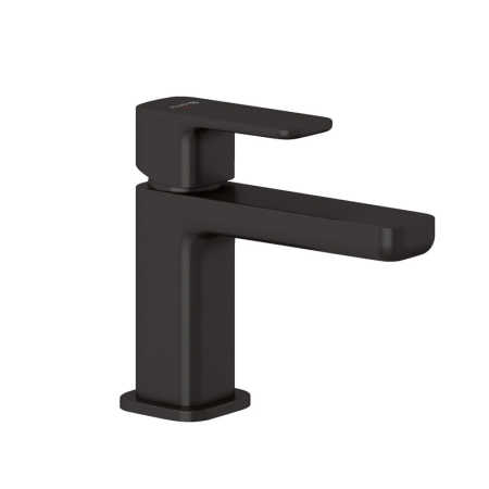 Baterii sanitare - Baterie lavoar Kludi, Renon 85, cu ventil click-clack, brushed gunmetal