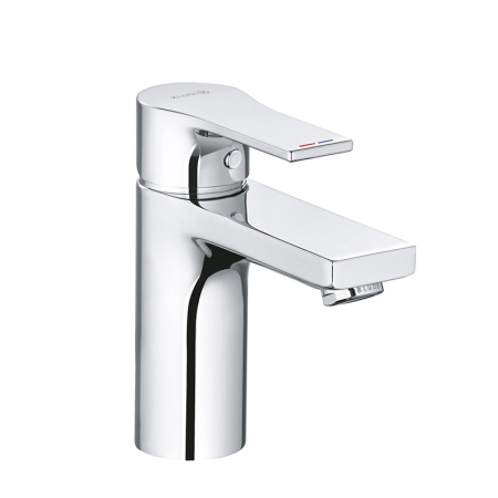 Baterii sanitare - Baterie lavoar, Kludi, Zenta SL 100, cu ventil Push-Open, crom