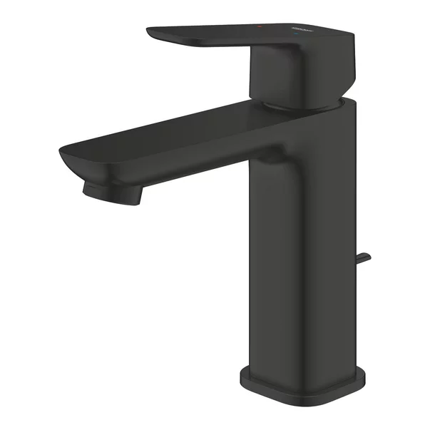 Baterie lavoar Grohe 1017492430, Cubeo, tip comanda monocomanda, tip instalare pe lavoar, marime m, negru [2]