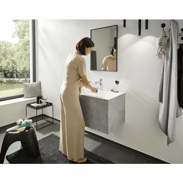 Baterie lavoar monocomanda Hansgrohe Finoris 110 crom cu ventil Pop-Up [5]