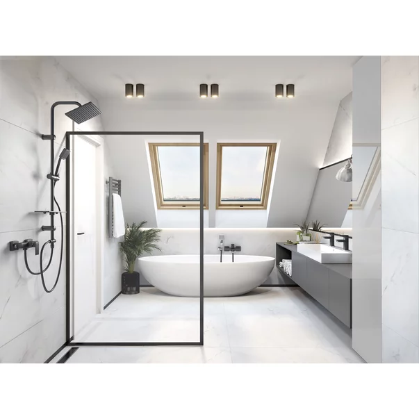 Baterie lavoar negru mat Ferro Zicco [3]