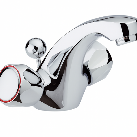 Baterii sanitare - Baterie lavoar Remer Rubinetterie Classic 13Y, monocomandata, ventil pop-up, cartus ceramic, crom lucios, alama