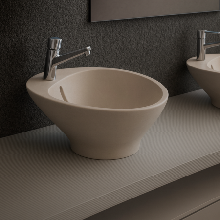 Baterie lavoar Remer Rubinetterie Tempor TE18M, mixer apa, cromat, flux constant de apa, alama cromata [2]