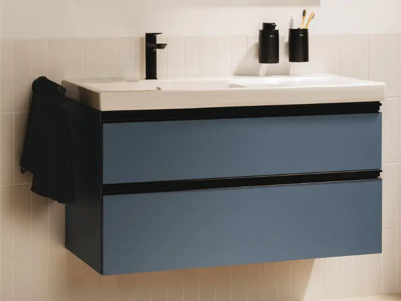 Baterie lavoar Roca A5A326ENB0, 28 mm, 5 l/min, 0.5 bar, 35 mm, 161 mm, 151 mm, 365 mm, 1 orificii instalare, Negru [3]