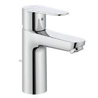 Baie - Baterie lavoar Roca A5A334FC00, 28 mm, 5 l/min, 0.5 bar, 35 mm, 159 mm, 142 mm, 385 mm, 1 orificii instalare, Crom