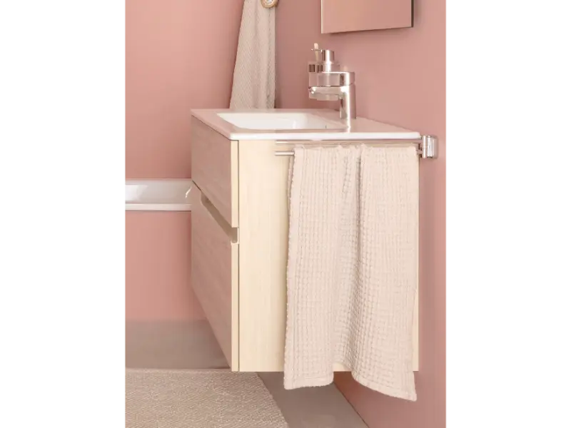 Baterie lavoar Roca A5A334FC00, 28 mm, 5 l/min, 0.5 bar, 35 mm, 159 mm, 142 mm, 385 mm, 1 orificii instalare, Crom [1]