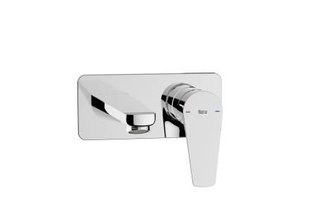 Baie - Baterie lavoar Roca A5A3590C00, 5 l/min, 0.5 bar, 35 mm, 80 mm, 225 mm, 2 orificii instalare, monocomanda, Crom