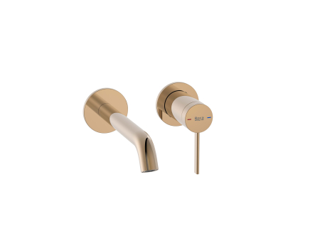 Baie - Baterie lavoar Roca A5A359ERG0, 5 l/min, 0.5 bar, 35 mm, 60 mm, 175 mm, 2 orificii instalare, monocomanda, Cupru