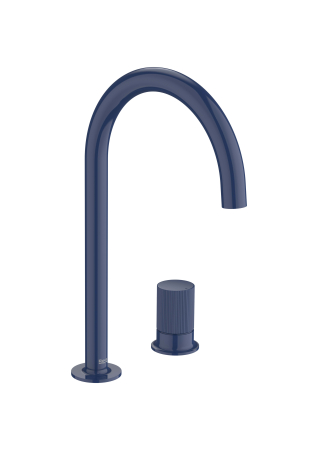 Baie - Baterie lavoar Roca A5A3D3FP00, 28 mm, 5 l/min, 0.5 bar, 35 mm, 287 mm, 162 mm, 460 mm, 2 orificii instalare, Albastru