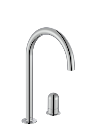 Baie - Baterie lavoar Roca A5A3W3FC00, 28 mm, 5 l/min, 0.5 bar, 35 mm, 287 mm, 162 mm, 460 mm, 2 orificii instalare, Crom