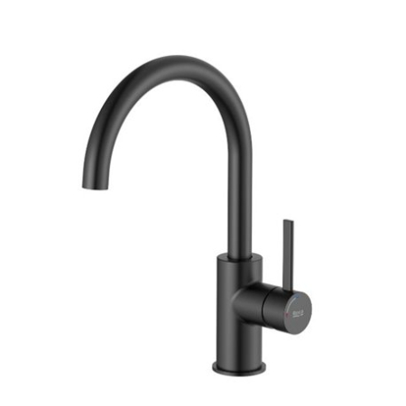 Baie - Baterie lavoar Roca A5A4A9ENB0, 28 mm, 5 l/min, 0.5 bar, 35 mm, 271 mm, 161 mm, 420 mm, 1 orificii instalare, Negru