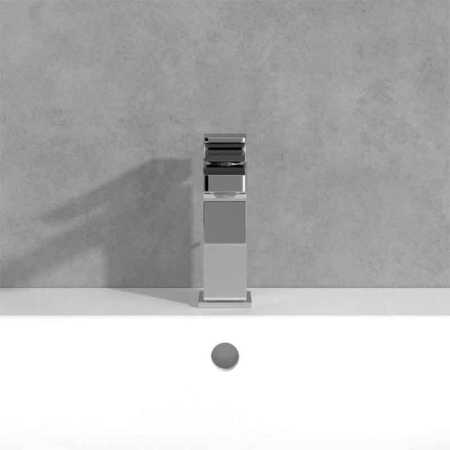 Baterie lavoar Villeroy & Boch, Architectura Square, fără ventil, crom [5]