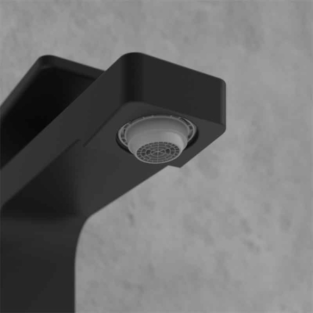 Baterie lavoar Villeroy & Boch, Architectura Square, fără ventil, negru mat [7]