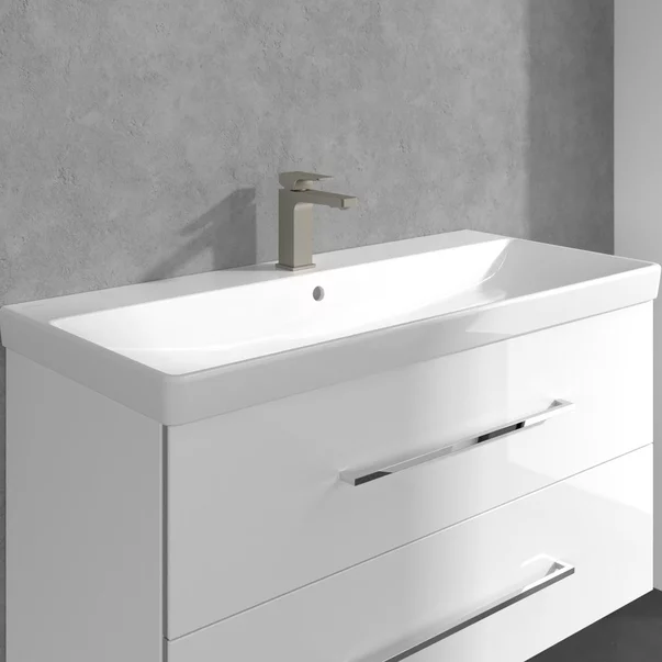Baterie lavoar Villeroy&Boch Architectura Square nichel periat [4]