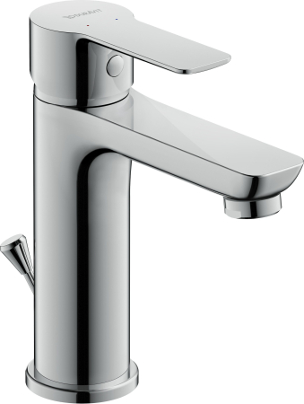 Baie - Baterie pentru lavoar Duravit A11020001010, lavoar A.1, tip comanda monocomanda, marime m, tip instalare pe lavoar, crom