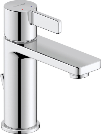 Baie - Baterie pentru lavoar Duravit DE1020001010, lavoar D-Neo, compatibil cu instalatii sanitare standard, crom