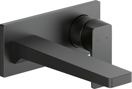 Baie - Baterie pentru lavoar Duravit MH1070004046, lavoar Manhattan, tip comanda monocomanda, marime l, negru