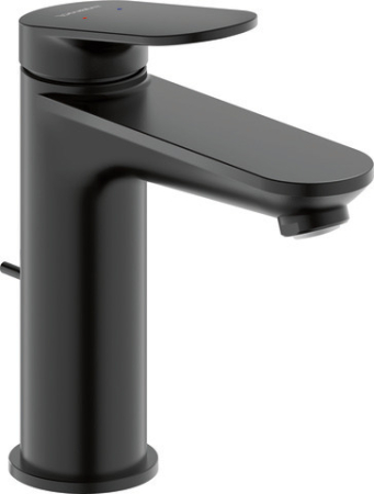 Baie - Baterie pentru lavoar Duravit WA1020001046, lavoar Wave, compatibil cu instalatii sanitare standard, negru