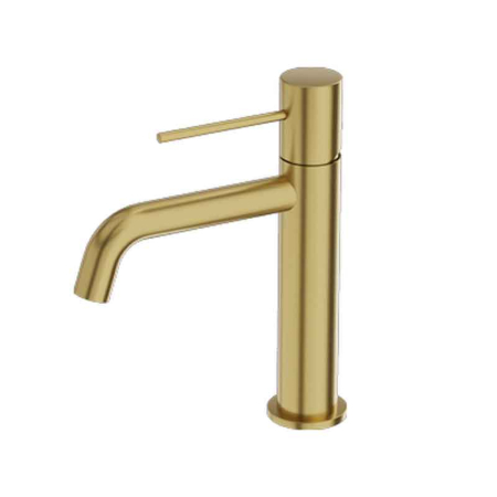 Baterii sanitare - Baterie pentru lavoar LaVita, Verdi 100, fără ventil, brushed gold