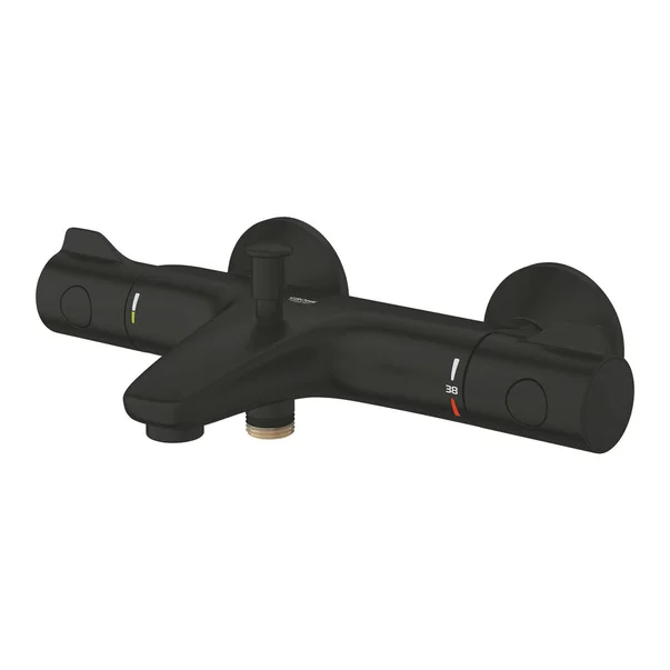 Baterii cada si dus - Baterie termostatata cada negru mat Grohe Grohtherm 800