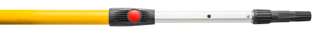 Unelte de vopsit si tencuit - Baton telescopic de vopsit Hardy, aluminiu si fibra de sticla, lungime 0,8 - 1,4 m, Ø 32/25 mm