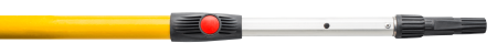Unelte de vopsit si tencuit - Baton telescopic de vopsit Hardy, aluminiu si fibra de sticla, lungime 1,1 - 1,8 m, Ø 32/25 mm