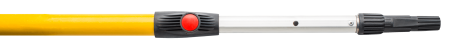 Unelte de vopsit si tencuit - Baton telescopic de vopsit Hardy, aluminiu si fibra de sticla, lungime 1,7 - 3,2 m, Ø 32/25 mm