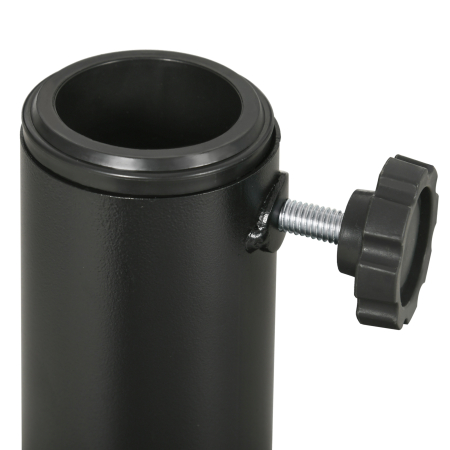  Baza de umbrela de gradina  rotunda cu efect de ratan ø45cm, baza cu greutate de 9,5 kg, negru [7]