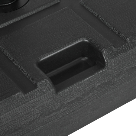  Baza pentru Umbrela de Gradina 3,5 m cu Manere, din HDPE si Otel, 49x49x36,5 cm, Negru [7]