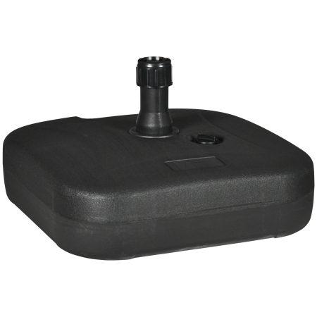 Prelate, pavilioane, umbrele terasa -  Baza pentru Umbrela de Gradina de Umplut cu Apa si Nisip,HDPE, Negru, 46x45x26cm