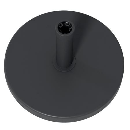  Baza pentru Umbrela de Gradina din HDPE si Ciment, cu Manivela Integrata, Ø46.5x31 cm, Negru [6]