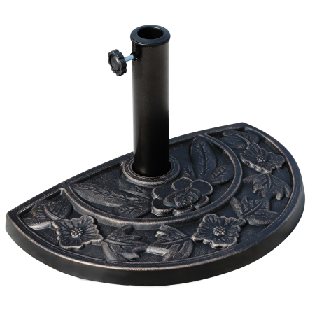 Prelate, pavilioane, umbrele terasa -  Baza pentru Umbrela de Soare in Rasina Reglabila cu Manivela 9 kg 50x31x32cm