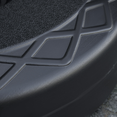  Baza pentru umbrela rotunda Φ55cm din plastic de 30kg pentru stalpi de 38-48mm negru [6]