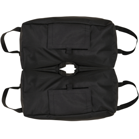 Prelate, pavilioane, umbrele terasa -  Baza pentru Umbrela, Sac Umplut cu 50 kg de Nisip, Din Plastic si Material Oxford, 50x25x18 cm, Negru