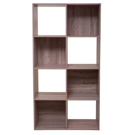 Biblioteca 5Five Mix n&apos;Modul cu 8 compartimente, finisaj natural, 67x32x134 cm, bej [1]