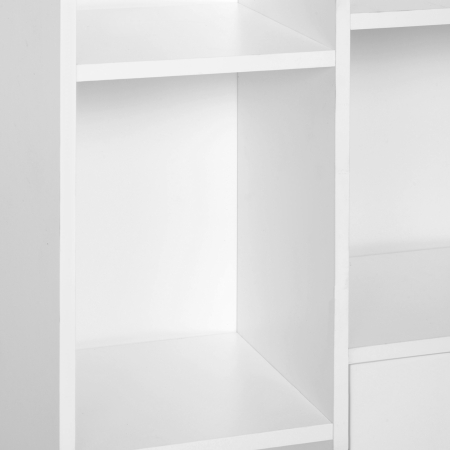  Biblioteca Alba 80×23,5×118 cm - Lemn cu Picioare din Pin [6]