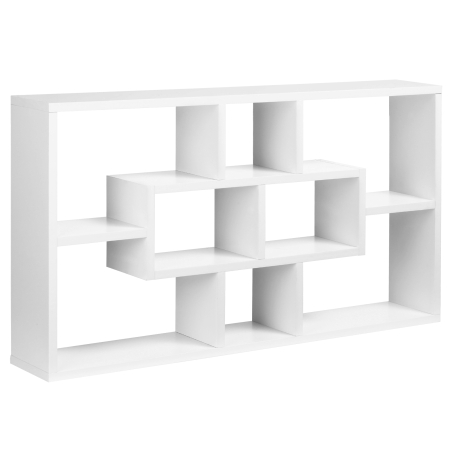 Rafturi si biblioteci -  biblioteca cu rafturi, pentru perete 85x47.5x14.5cm