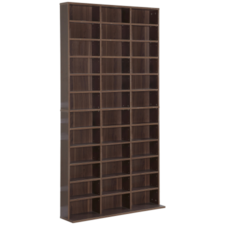 Living & hol -  biblioteca de perete, 195x102x23.5cm, maro
