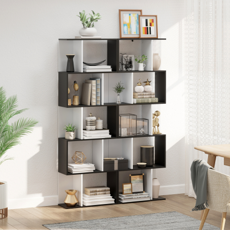  biblioteca de perete, 5 rafturi, 60x24x184.5cm [3]