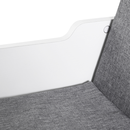  Biblioteca Raft 2 in 1 cu Perne Moi si 6 Compartimente, Mobilier Multifunctional pentru Carti si Jocuri, Raft cu 6 Cuburi pentru Living, Dormitor si Birou, 102x30x61 cm, Alb [8]