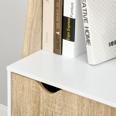  Biblioteca Stil Nordic Rafturi + Dulap [6]