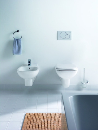 Bideu Duravit 22571500002, D-Code, montaj suspendat, preaplin, zona montaj interior, seria D-Code, alb [4]