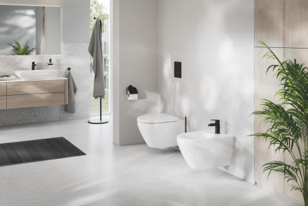 Bideu Grohe 102487SH00, Euro Ceramic, pe perete, alb [6]