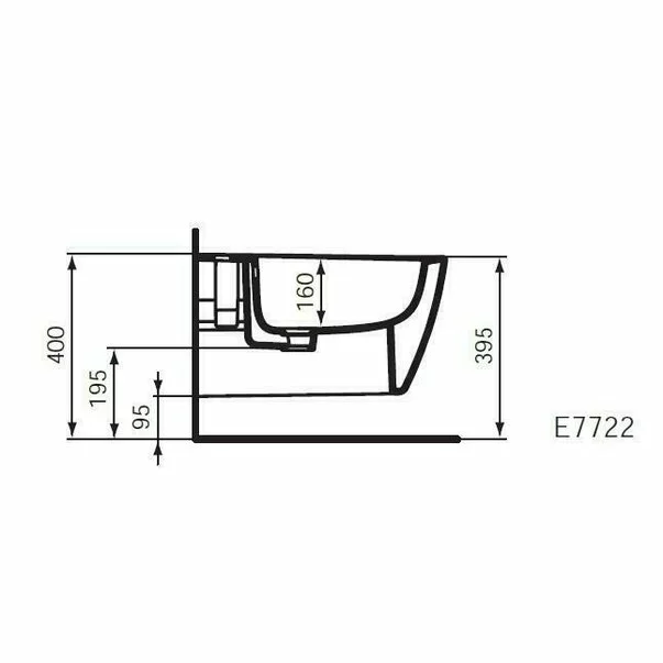 Bideu Ideal Standard Connect suspendat cu fixare complet ascunsa [3]