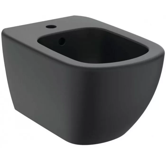 Toalete - Bideu Ideal Standard Tesi, suspendat, mat, negru, T3552V3