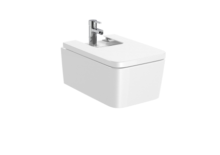 Bideu Roca A357535000, 560 mm, 370 mm, 290 mm, 1 nr orificii baterie, suprafata antiaderent, suspendat, Alb [1]