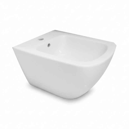 Bideuri - Bideu suspendat Fluminia, Dino, cu fixare ascunsă, 37 x 55,5 cm, alb