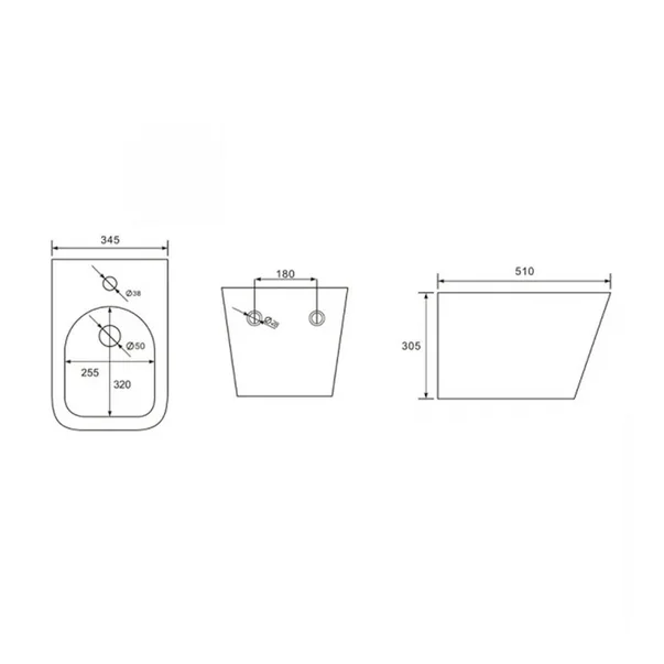 Bideu suspendat Fluminia Tornado [1]