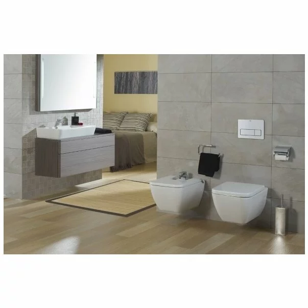 Bideu suspendat Gala Emma Square alb lucios [2]