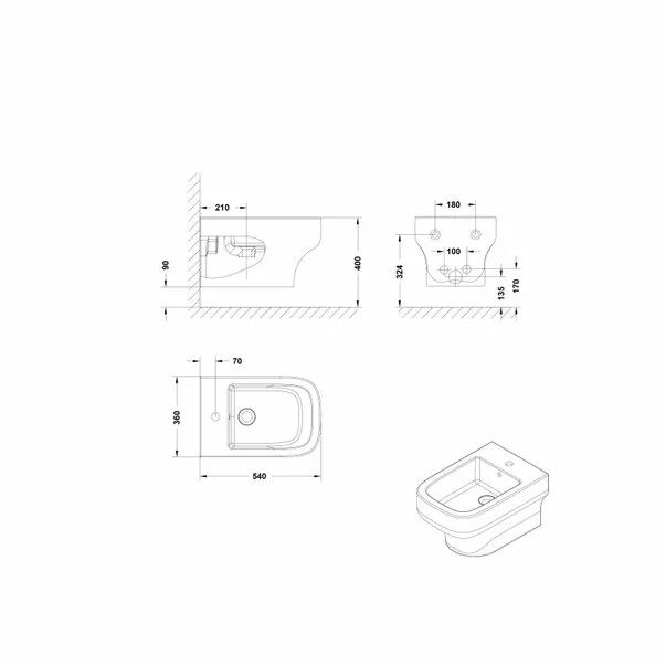 Bideu suspendat Gala Mid [2]